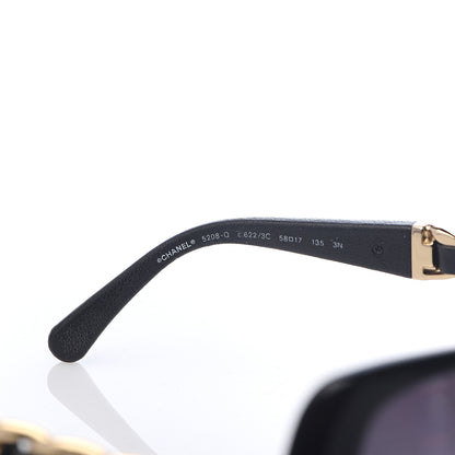 Chanel Chain Sunglasses 5208-Q Black 5 of 7