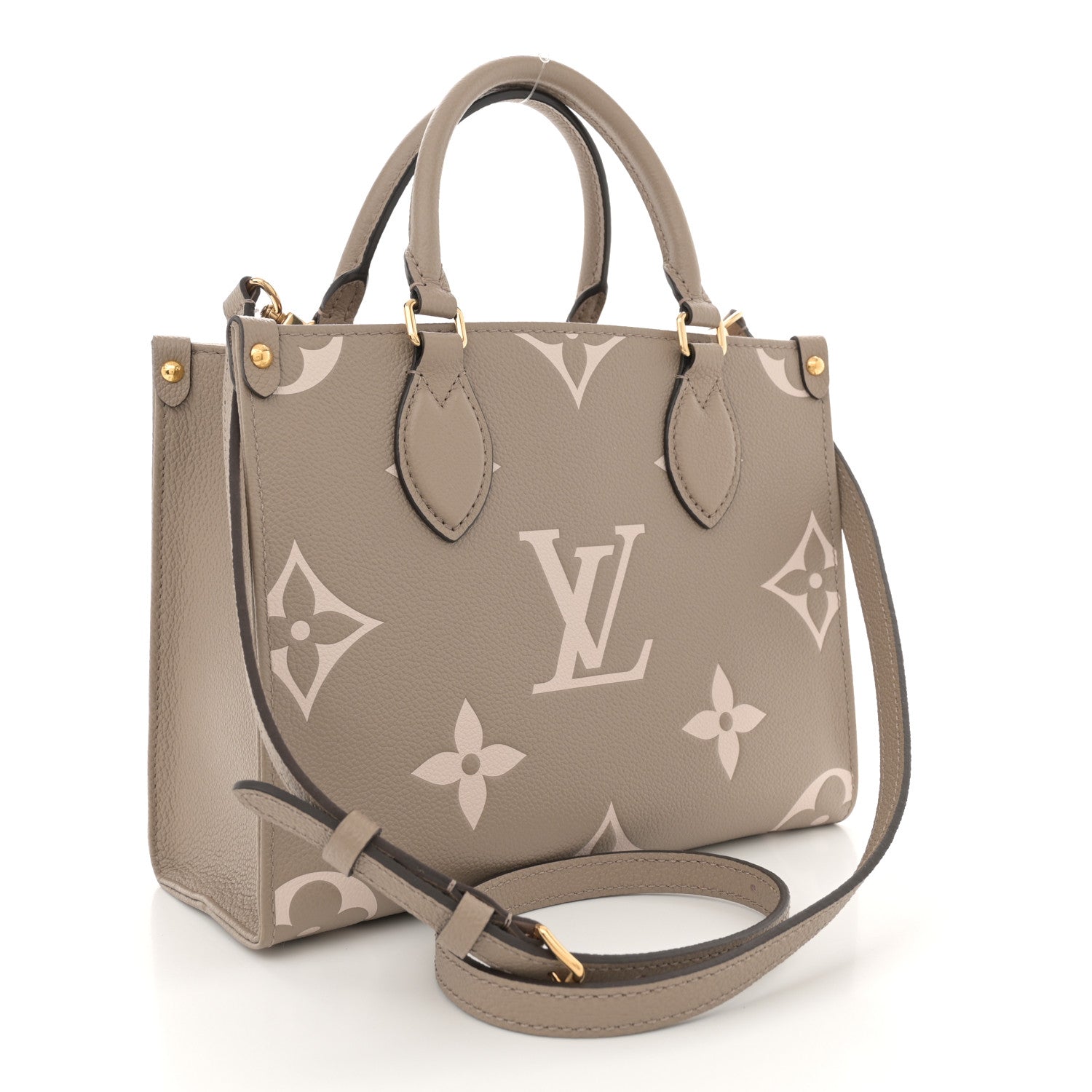 Louis Vuitton Empreinte Monogram Giant Onthego PM Tourterelle Creme 3 of 10