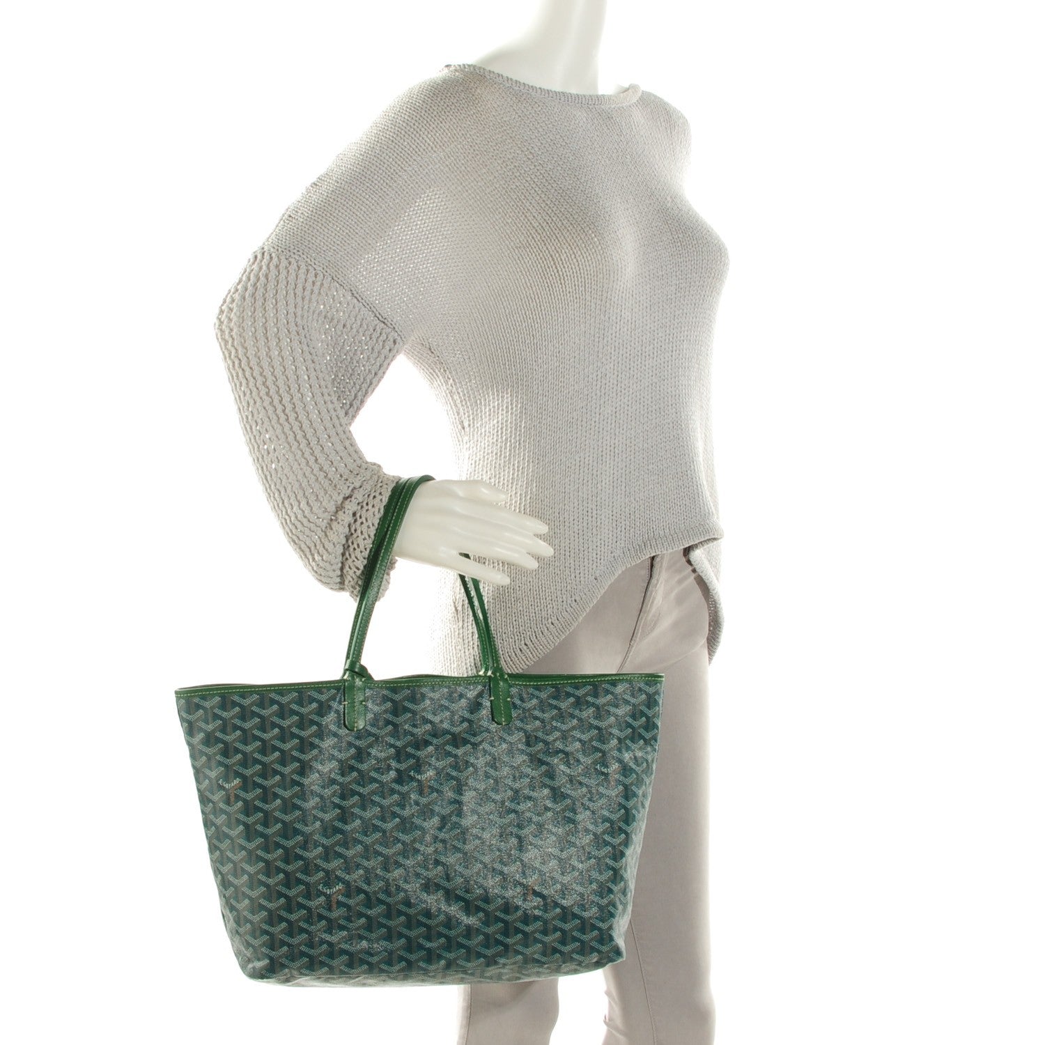 Goyard Goyardine Saint Louis PM Green 2 of 9