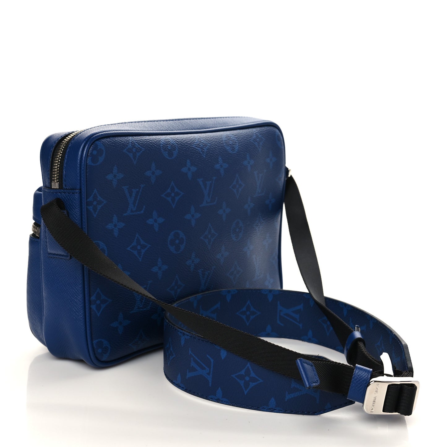 Taiga Monogram Outdoor Messenger Cobalt
