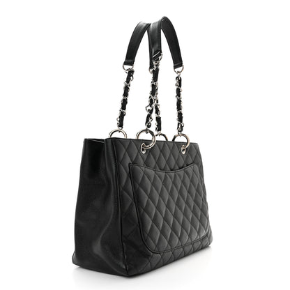 Chanel Caviar Quilted Grand Shopping Tote GST Black 3 of 11