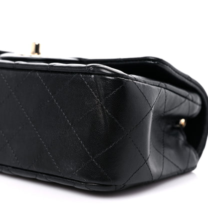 Chanel Lambskin Quilted Mini Rectangular Flap Black 9 of 9