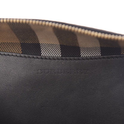 Burberry Knit Logo Mens Washbag Tan Black 7 of 7