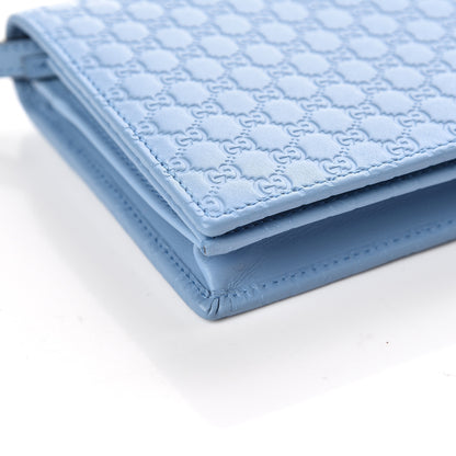 Gucci Microguccissima Crossbody Wallet Mineral Blue 7 of 8