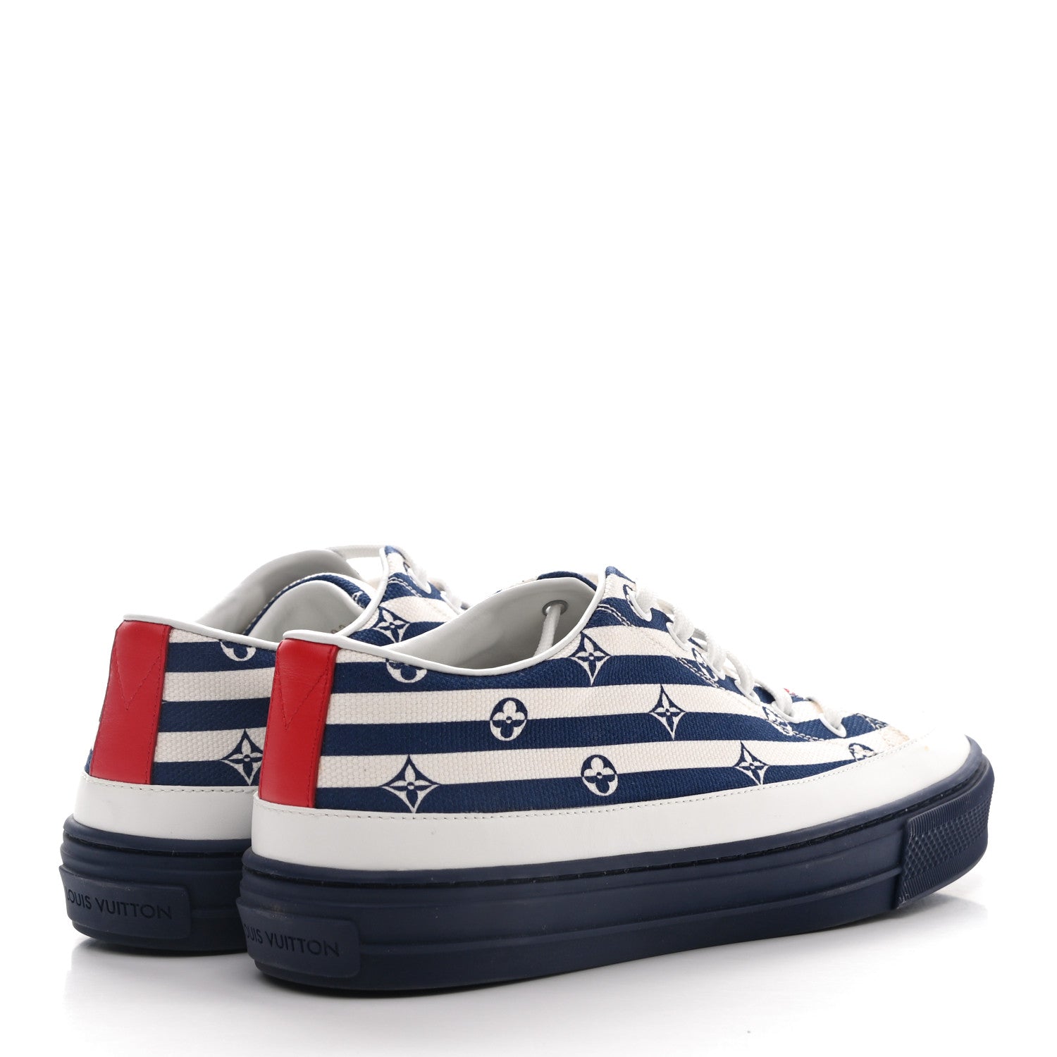 Louis Vuitton Canvas Escale Stellar Sneakers 38 Blue 4 of 13