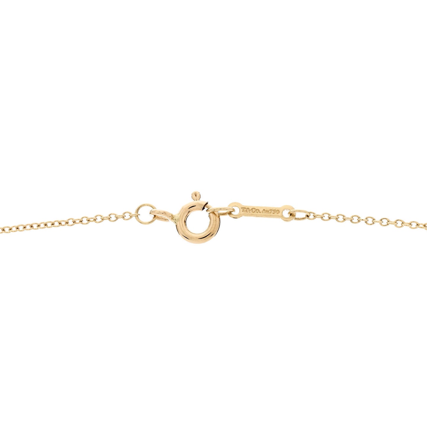 18K Yellow Gold Paloma Picasso Olive Leaf Vine Pendant Necklace