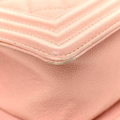 Chanel Caviar Quilted Small Boy Flap Pink 14 of 25