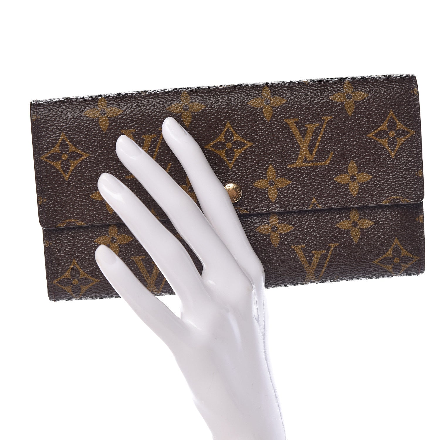 Louis Vuitton Monogram Sarah Wallet 2 of 8