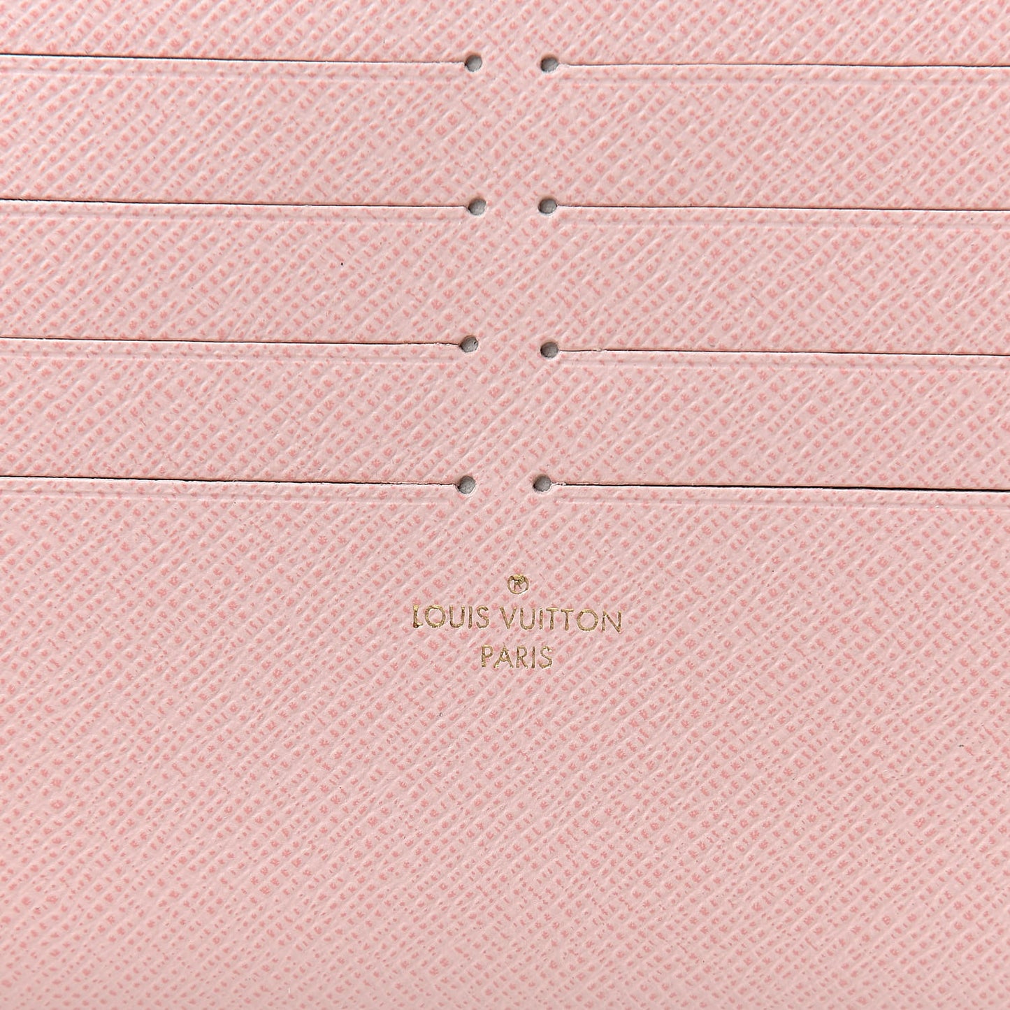 Calfskin Felicie Card Holder Insert Rose Ballerine