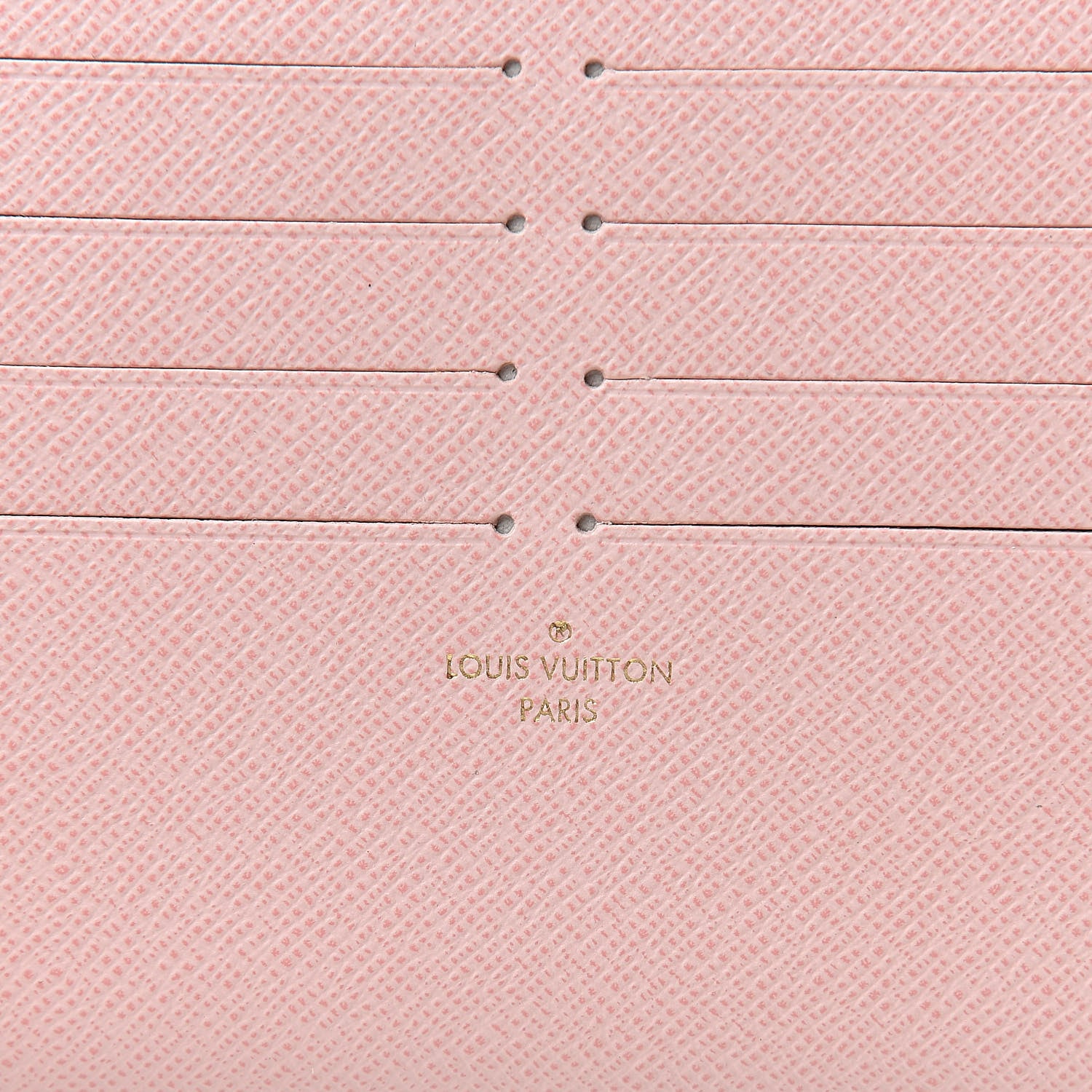 Louis Vuitton Calfskin Felicie Card Holder Insert Rose Ballerine 6 of 6