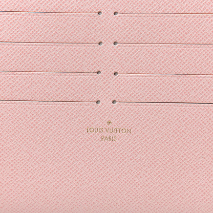Louis Vuitton Calfskin Felicie Card Holder Insert Rose Ballerine 6 of 6
