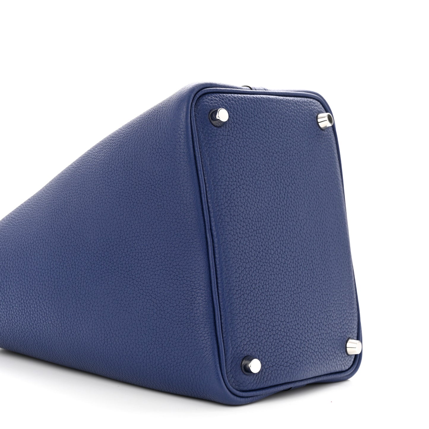 Taurillon Clemence Picotin Lock 18 PM Bleu Saphir