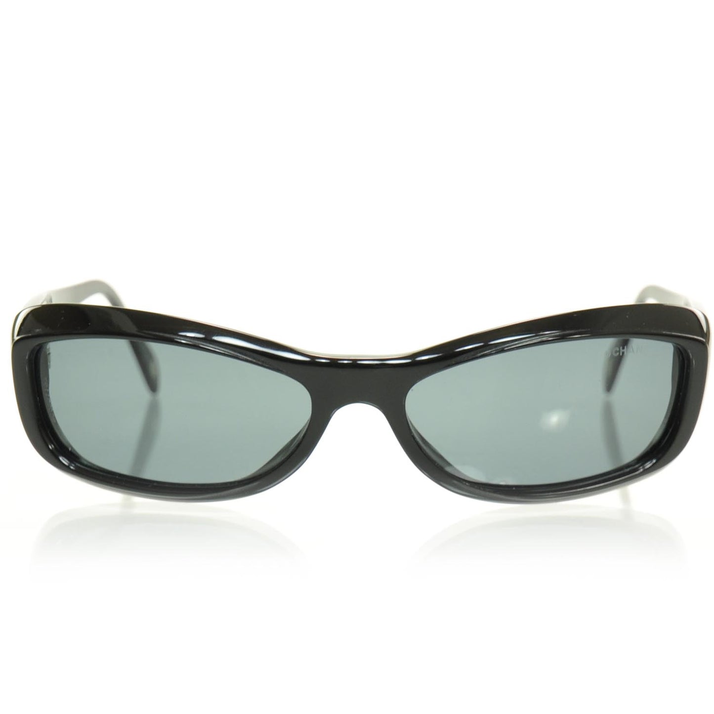 Crystal CC Logo Sunglasses 5095 B Black