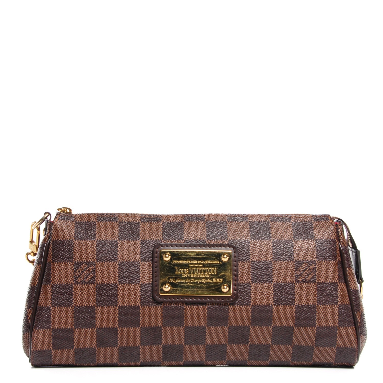 Louis Vuitton Damier Ebene Eva Clutch 1 of 7