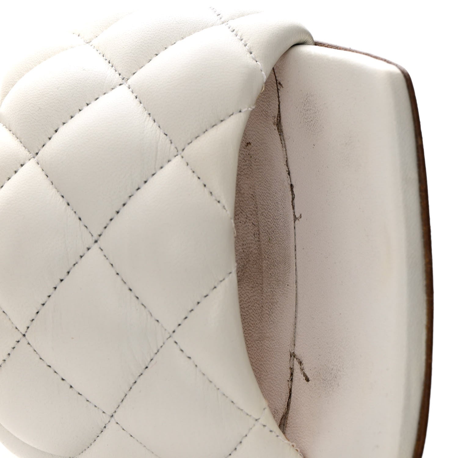 Bottega Veneta Nappa Matelasse Padded Mule Sandals 39.5 Optic White 12 of 13