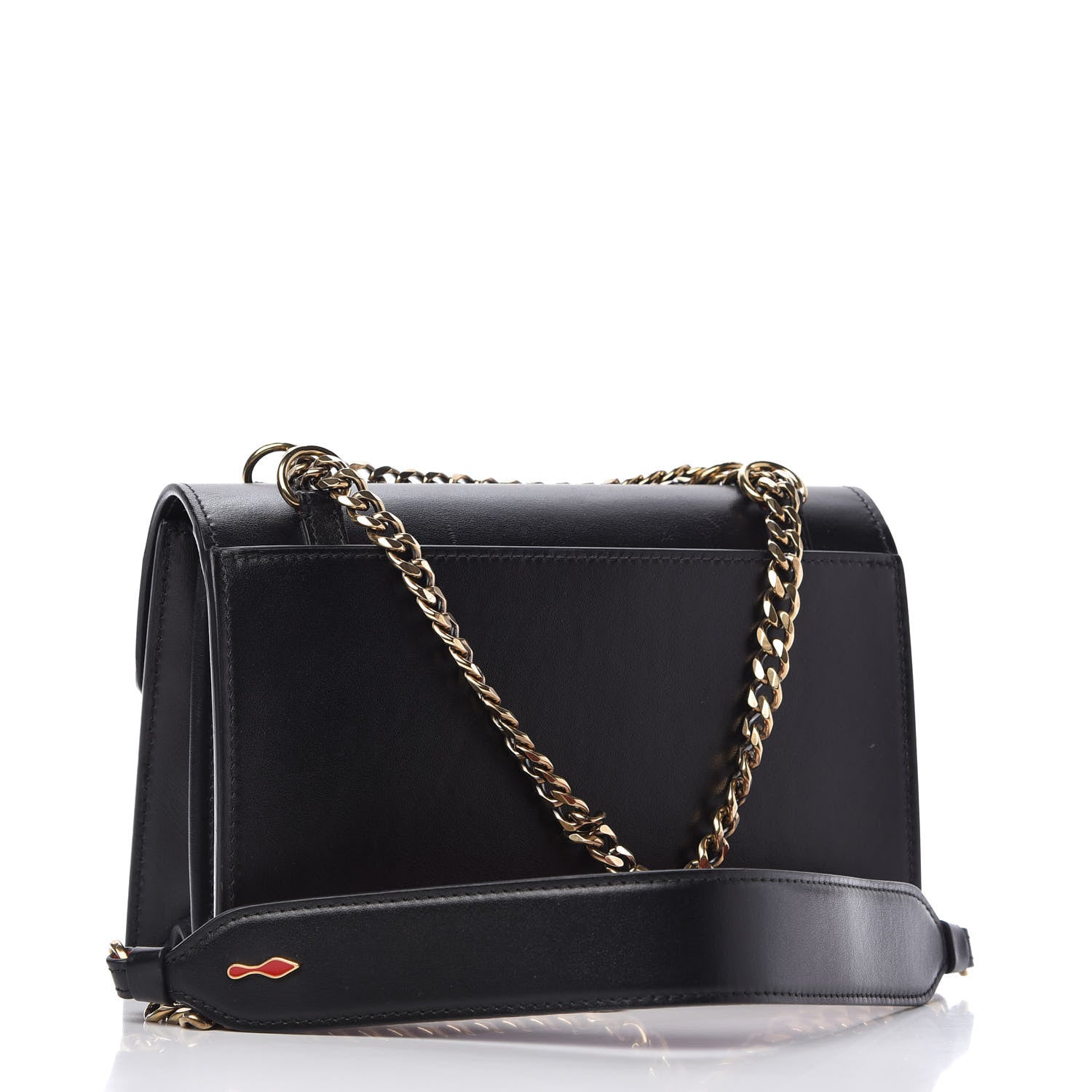 Christian Louboutin Calfskin Large Elisa Shoulder Bag Black 3 of 10