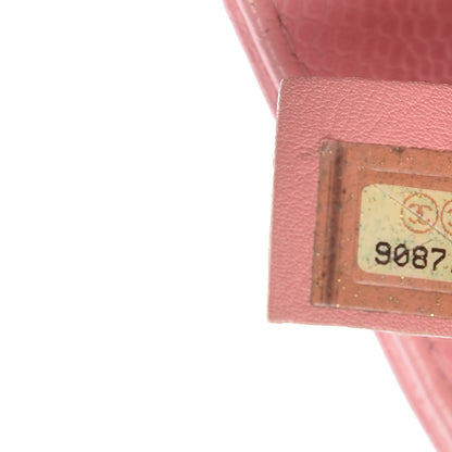 Chanel Caviar Quilted Petit Shopping Tote PST Pink 9 of 10