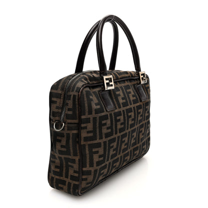 Fendi Zucca Top Handle Bag Tobacco 3 of 10