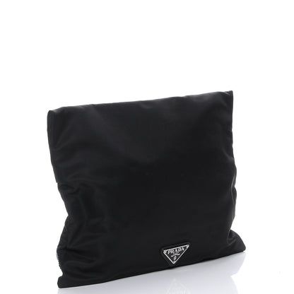 Prada Fabric Sequin Beaded Clutch Black 3 of 7