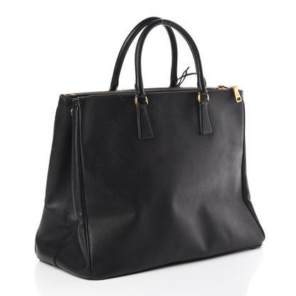 Prada Saffiano Lux Extra Large Galleria Double Zip Tote Black 3 of 10