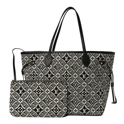 Louis Vuitton Jacquard Since 1854 Neverfull MM Grey 1 of 10