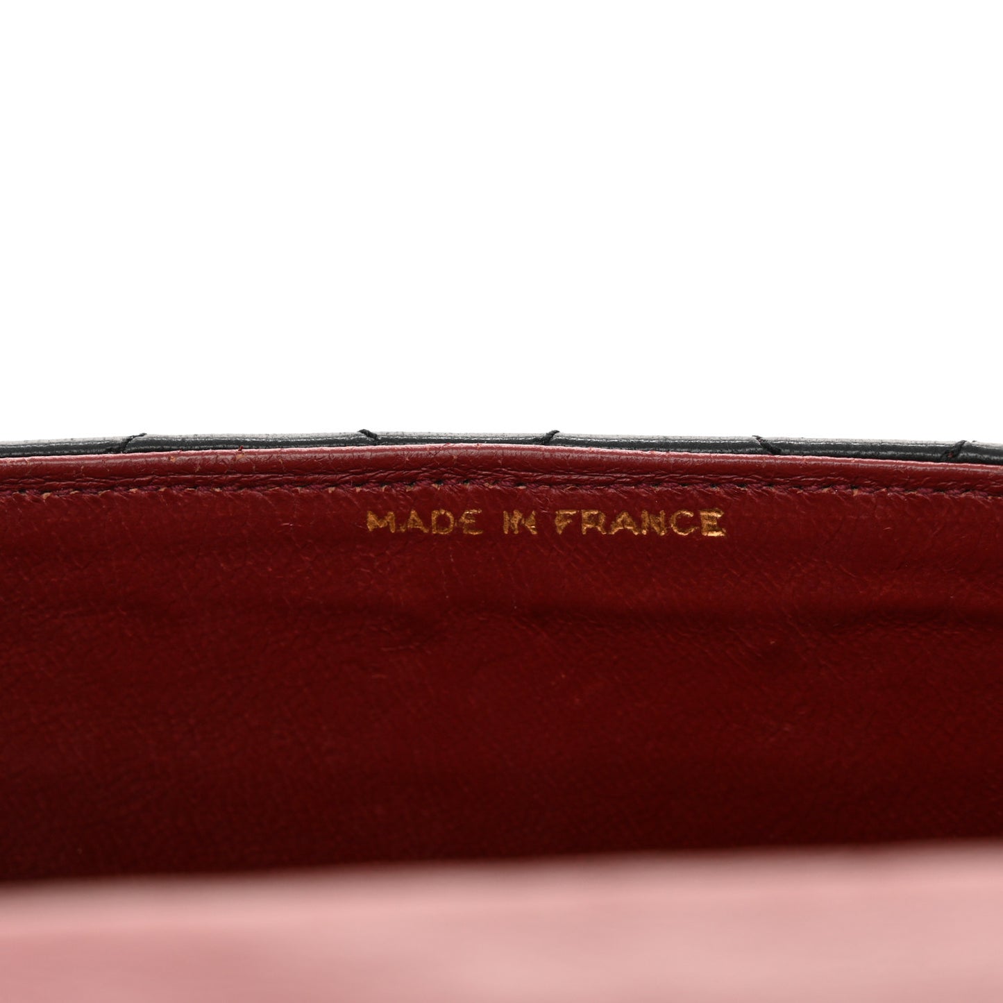 Lambskin Medium Single Flap Black