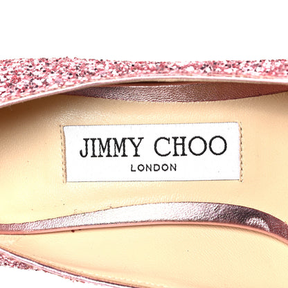 Jimmy Choo Coarse Glitter Degrade Romy 60 Pumps 36.5 Pink Multi 7 of 7