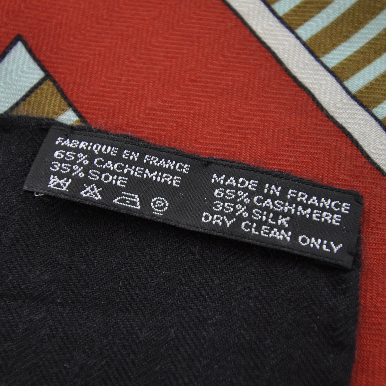 Hermes Cashmere Silk Thalassa Shawl 140 7 of 7