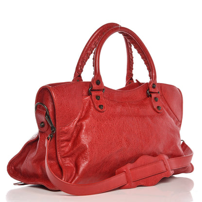 Balenciaga Agneau Classic Hardware Part Time Rouge Coquelicot 4 of 10