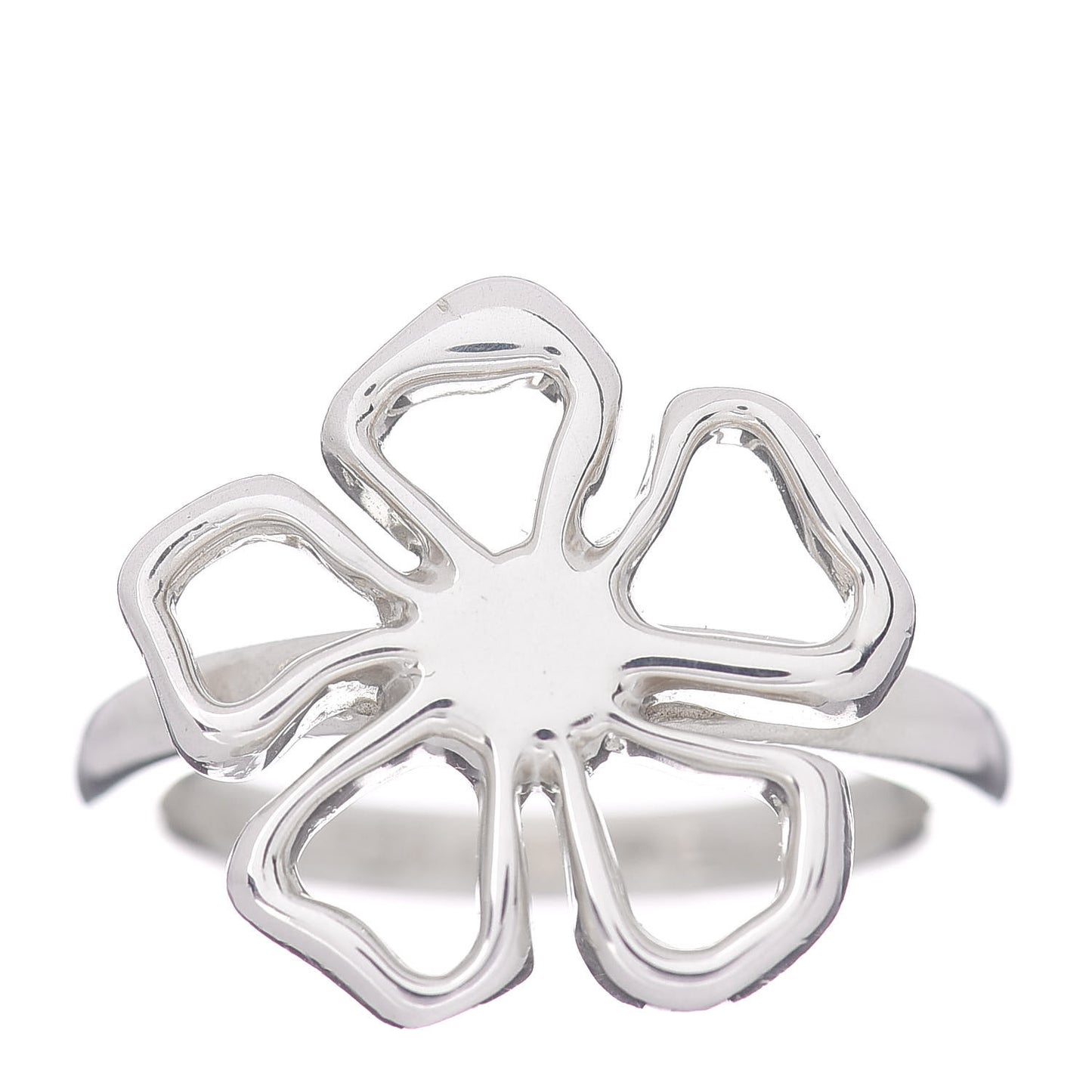 Sterling Silver Open Flower Ring 49 5