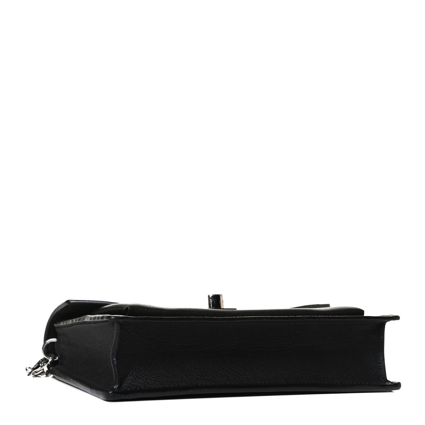 Soft Calfskin My Lockme Chain Pochette Black