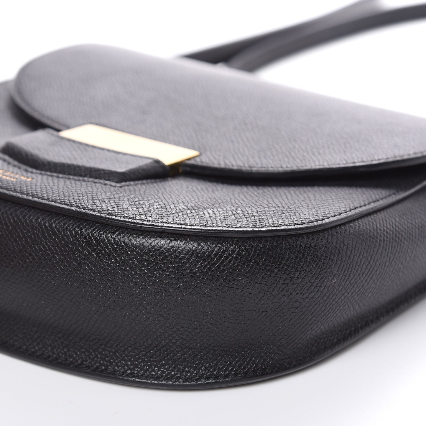 Baby Grained Calfskin Small Trotteur Black