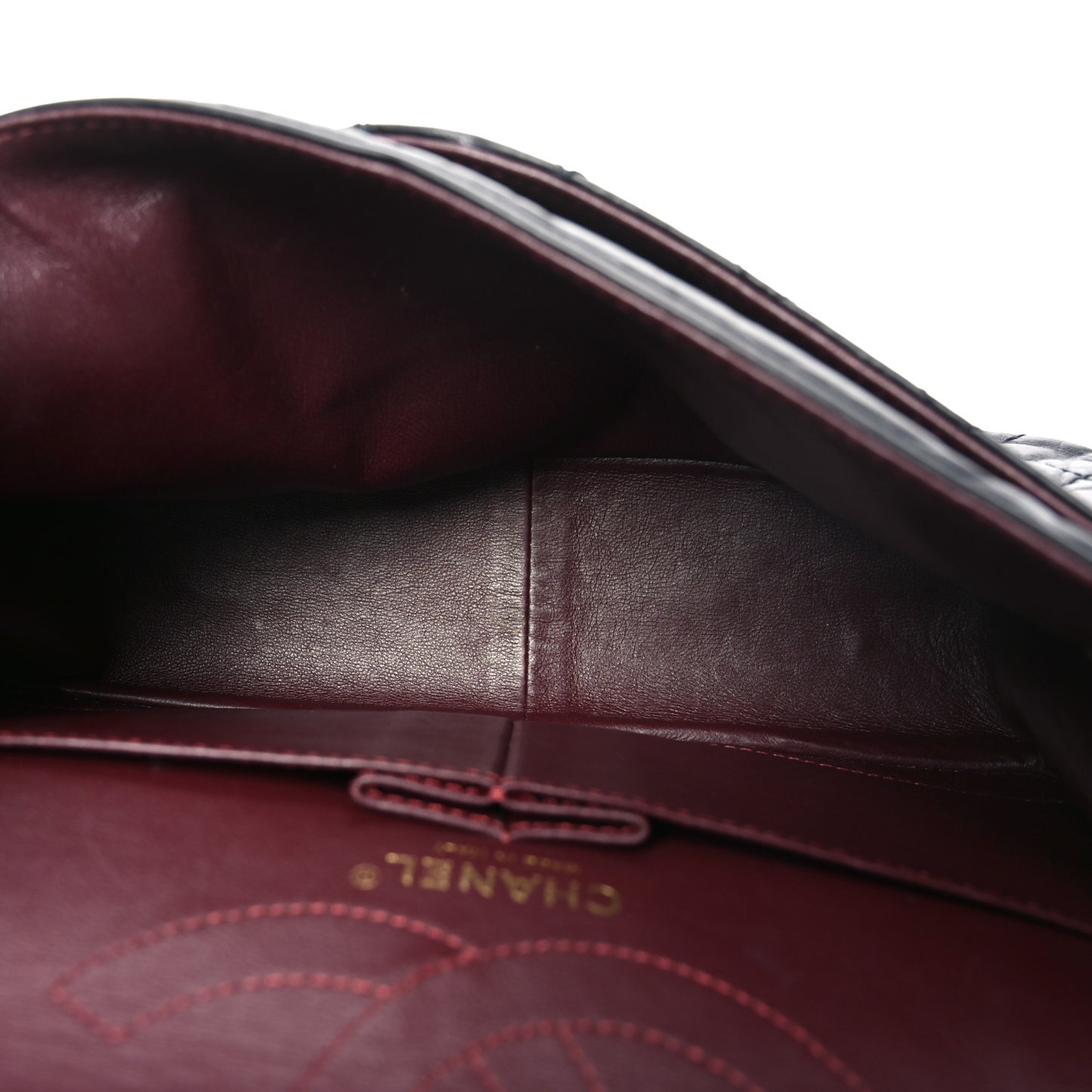 Aged Calfskin Quilted 2.55 Reissue 225 Flap Black