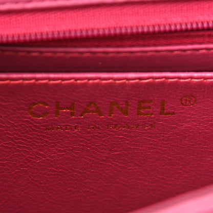 Chanel Lambskin Quilted Mini Square Flap Bag Pink 6 of 11