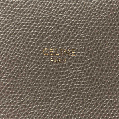 Celine Grained Calfskin Small Vertical Cabas Taupe 5 of 9