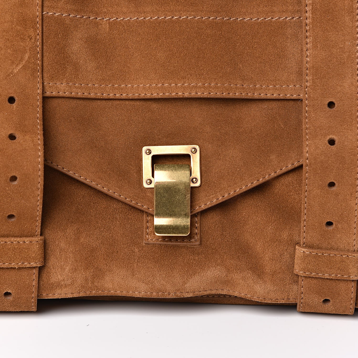 Proenza Schouler Suede Medium PS1 Satchel Tobacco 10 of 10