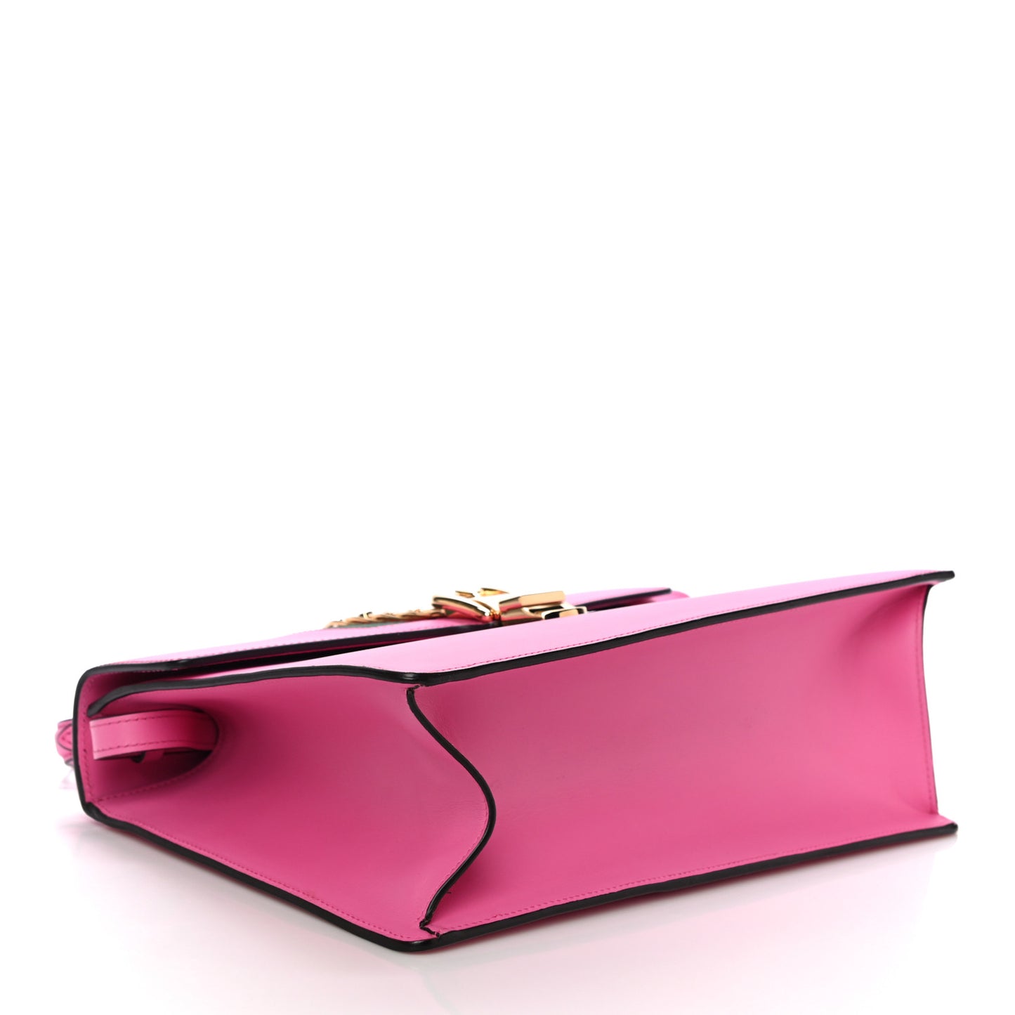 Vitello Fontanella Web Medium Sylvie Top Handle Bag Pink Tropical Flower