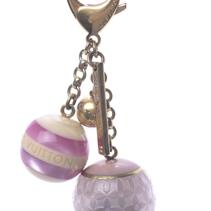 Louis Vuitton Mini Lin Croisette Bag Charm Violet 4 of 4
