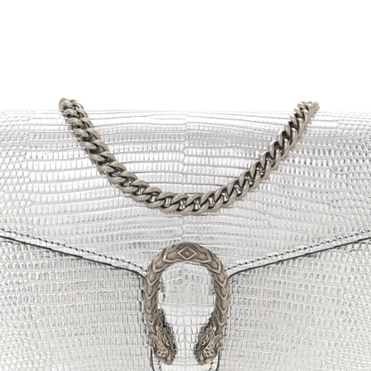 Gucci Lizard Mini Dionysus Chain Wallet Silver 8 of 12
