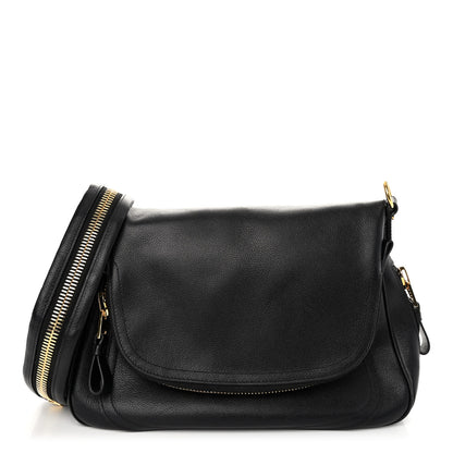 Tom Ford Calfskin Large Jennifer Crossbody Bag Black 1 of 9