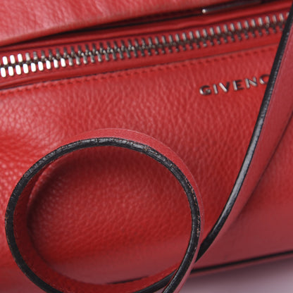 Givenchy Waxy Grained Calfskin Mini Pandora Pure Flap Bag Medium Red 14 of 17