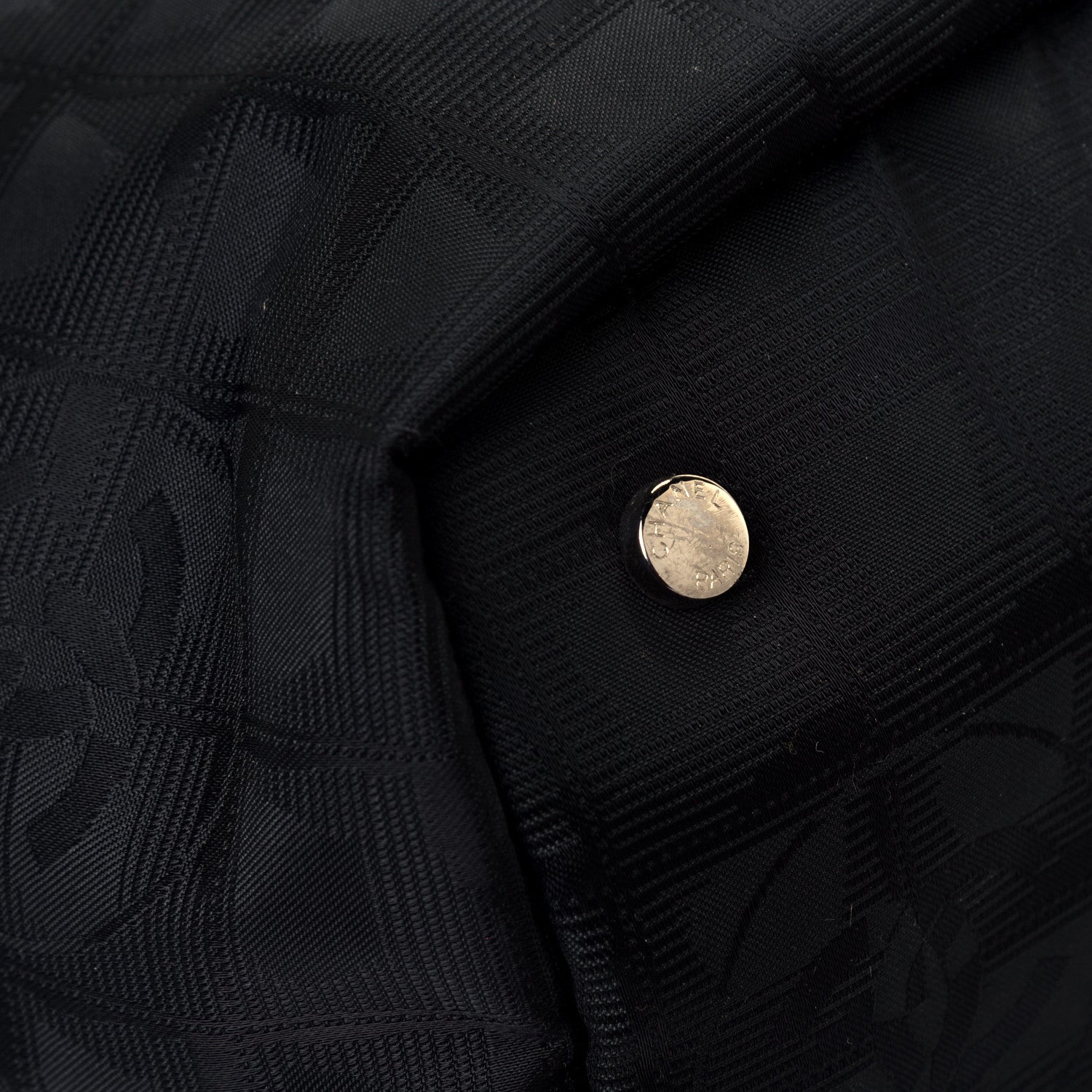 Chanel Nylon Large Travel Tote Black 5 of 6