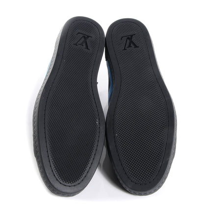 Louis Vuitton Suede Canvas Totem Sneakers 10 Black 4 of 7