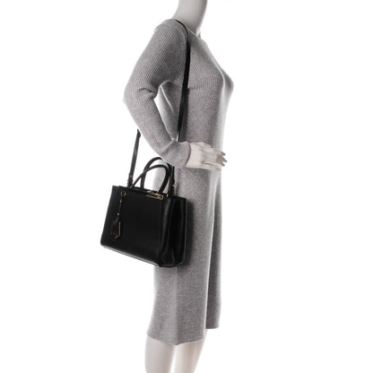 Fendi Vitello Elite Petite 2Jours Tote Black 2 of 8