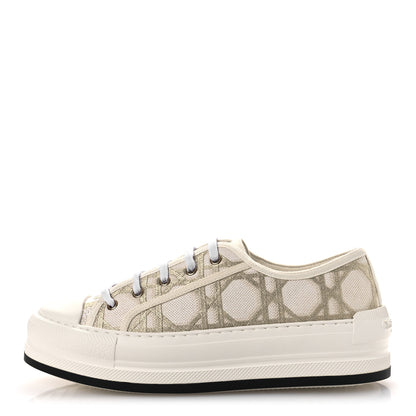 Christian Dior Canvas Walk'N'Dior Low Top Sneakers 41 Nude Gold 1 of 11