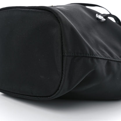 Prada Saffiano Tessuto Nylon Vela Bucket Wristlet Black 8 of 8