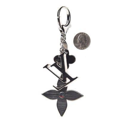 Louis Vuitton Electric Epi Fleur d'Epi Bag Charm Black 2 of 4