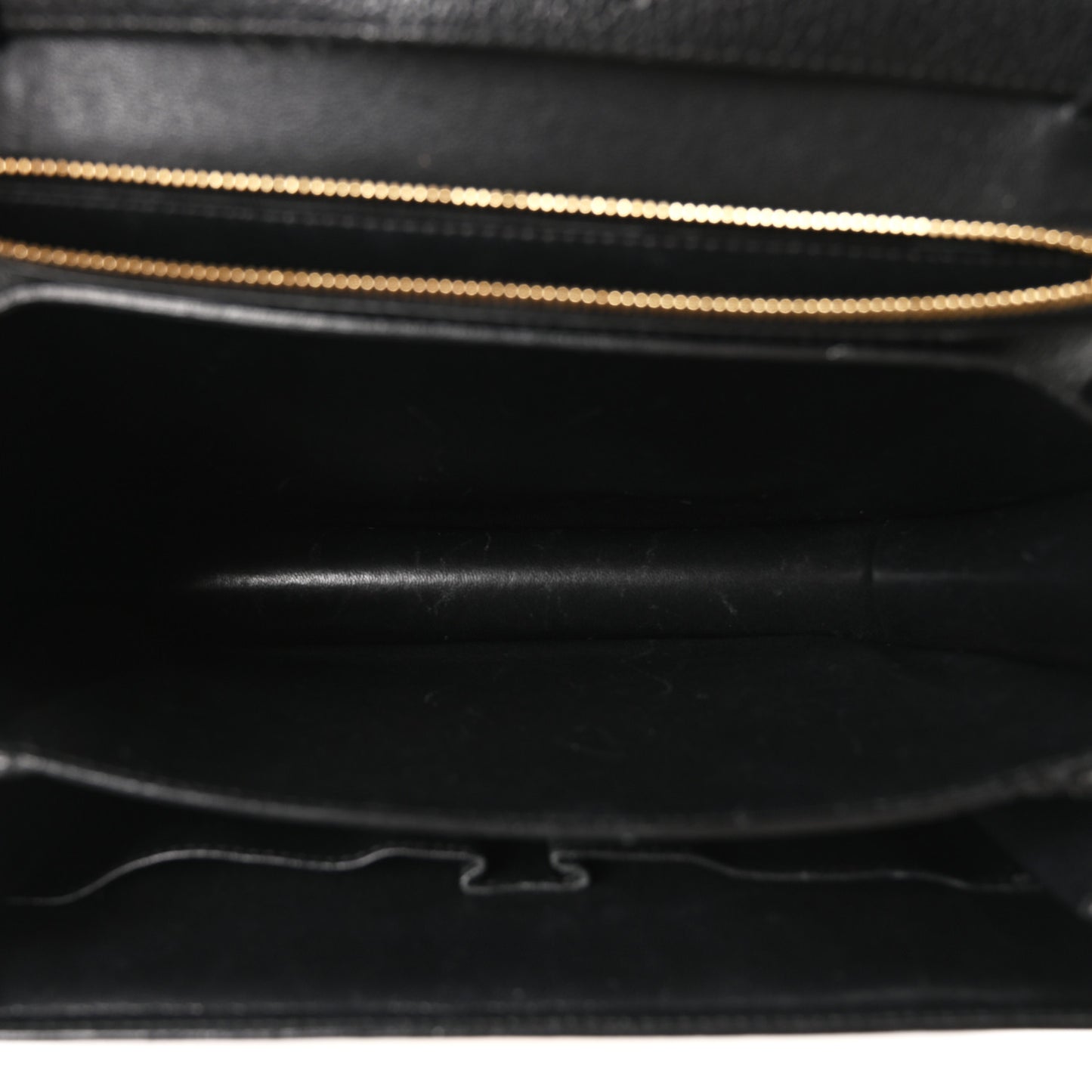 Goatskin Medium Classic Box Flap Bag Black