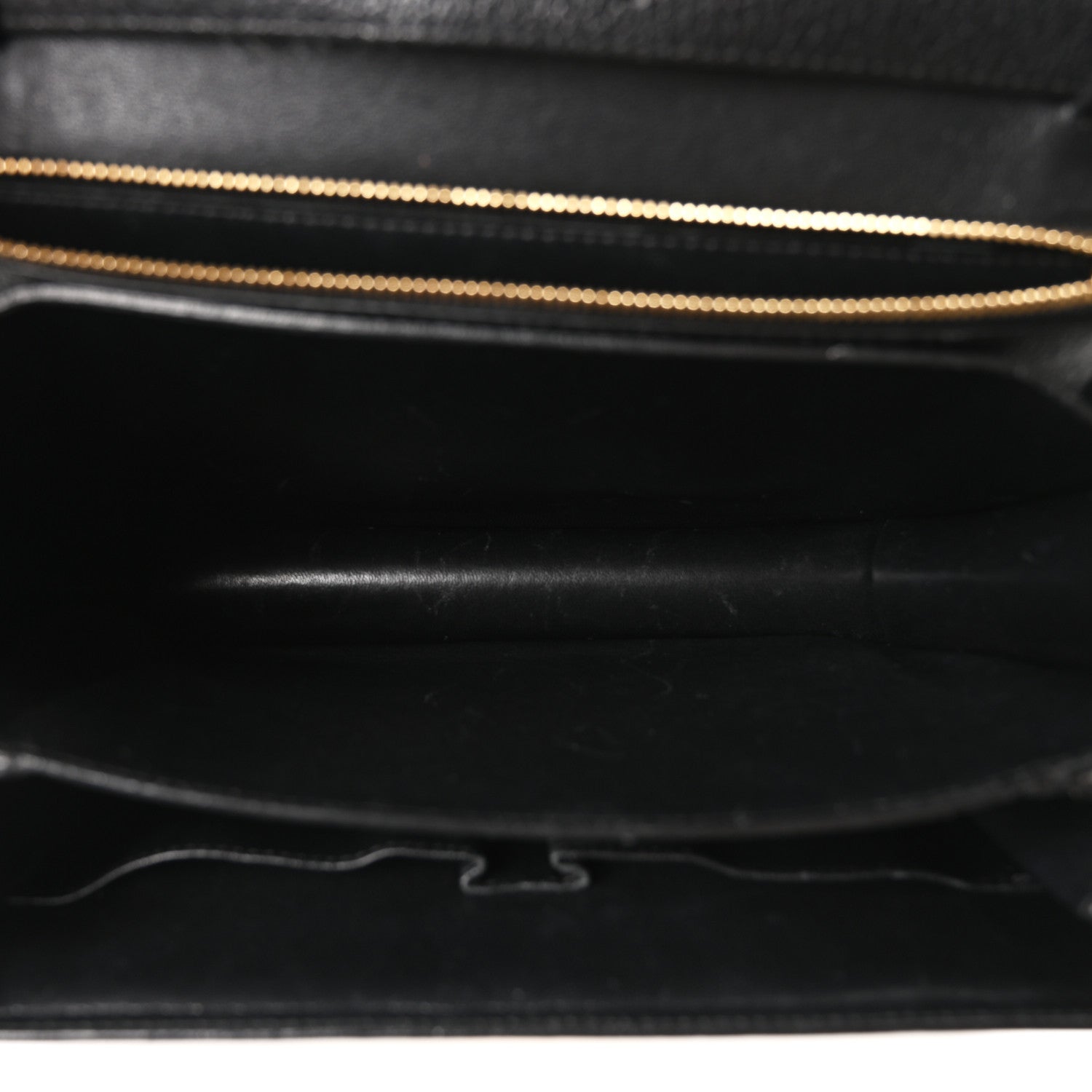 Celine Goatskin Medium Classic Box Flap Bag Black 5 of 10