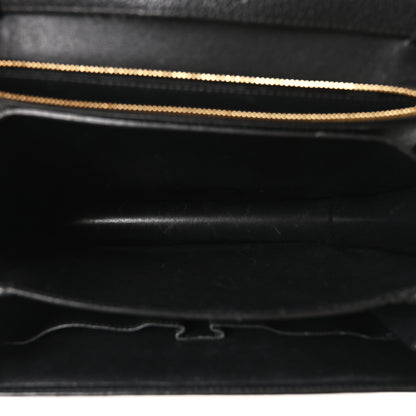 Celine Goatskin Medium Classic Box Flap Bag Black 5 of 10